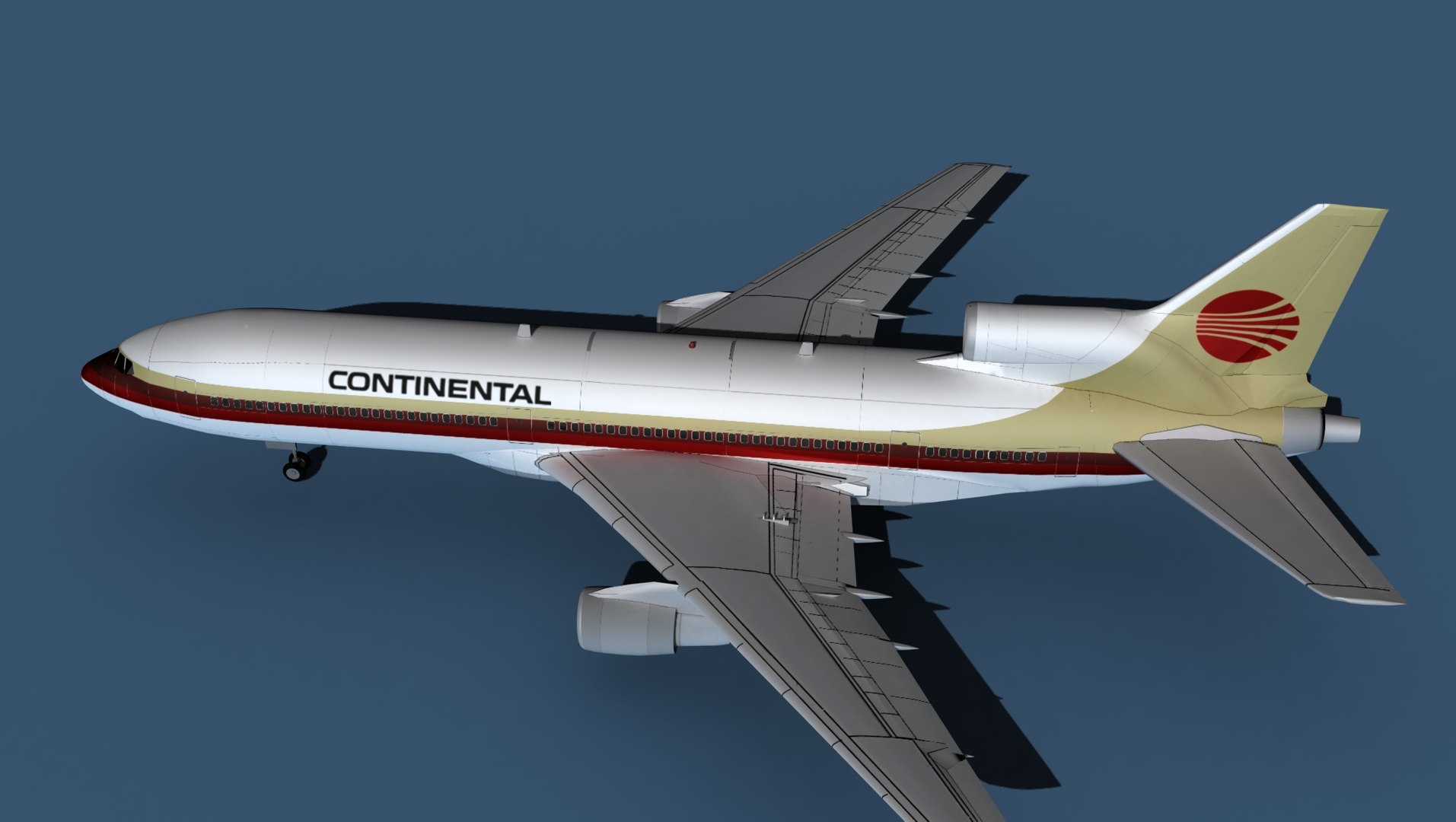 3D Lockheed L-1011-50 Continental - TurboSquid 1921502