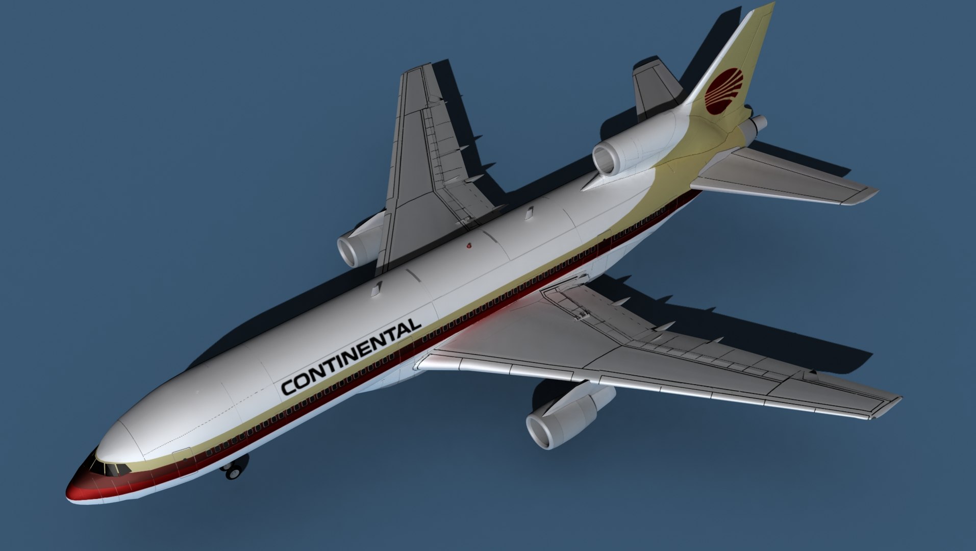3D Lockheed L-1011-50 Continental - TurboSquid 1921502