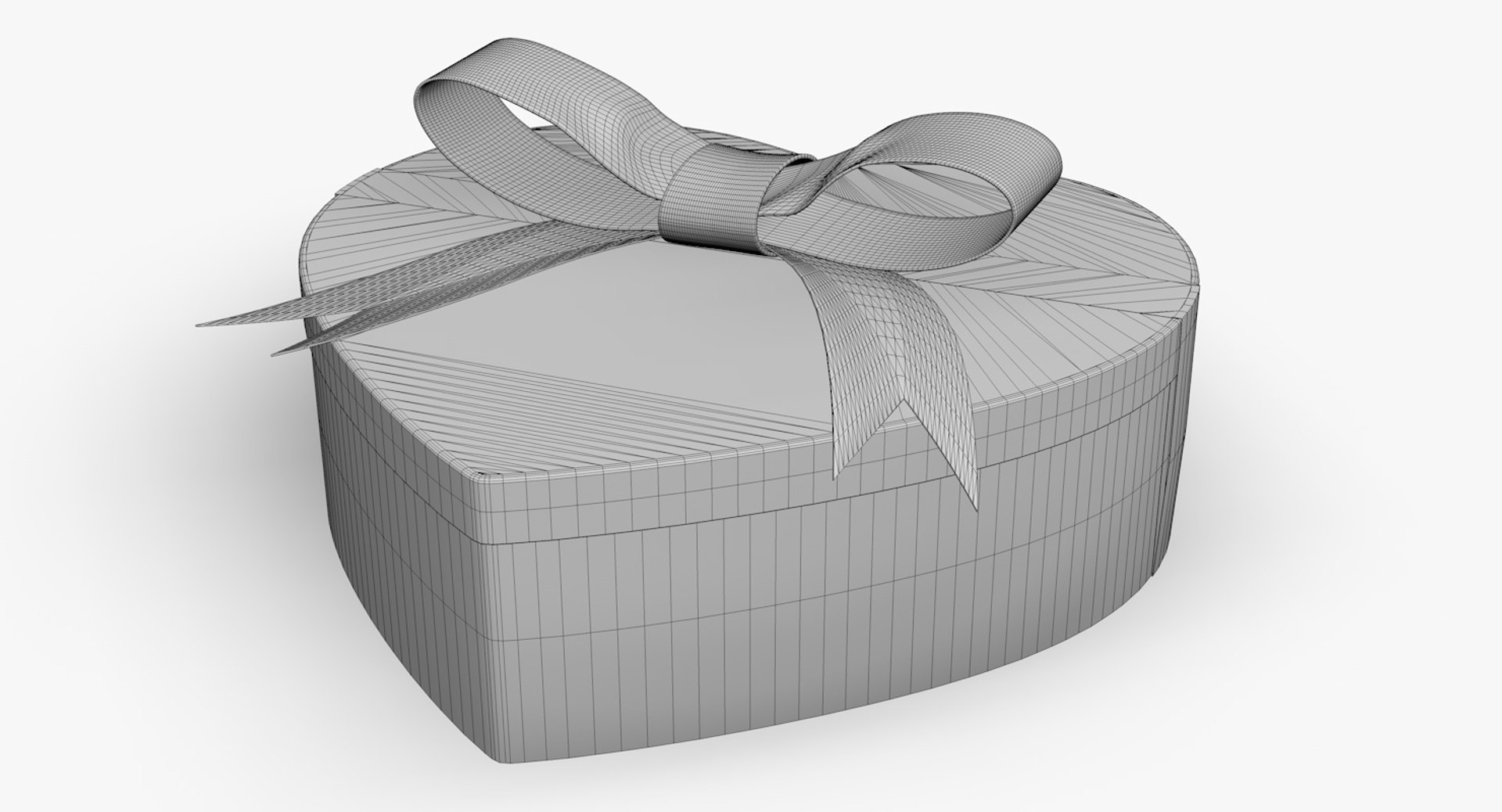 3D Heart Gift Box Realistic - TurboSquid 1466580