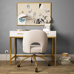 3D decor desk model