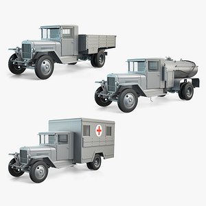 ZIS-5 Truck High-Poly Collection
