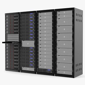 Server Rack Cabinet Array model