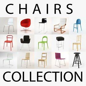 3ds max ikea chairs collections