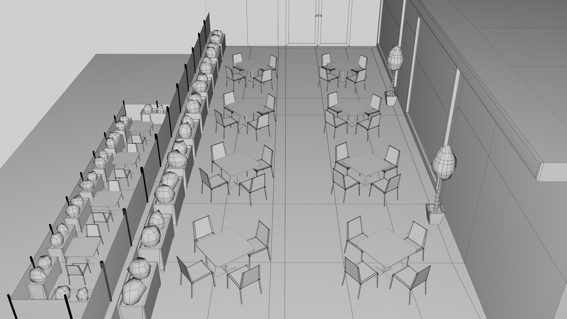 RESTAURANT Model - TurboSquid 2227387