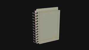 NOTEBOOK 3D model