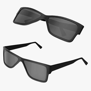 Black Sunglasses 3D model