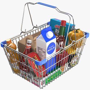 Detailed Full Shopping Basket
