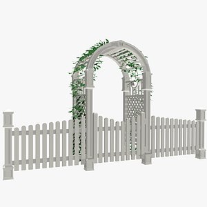 White Picket Fence Arbor