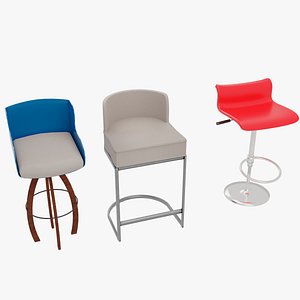 pack of 3 modern chairs