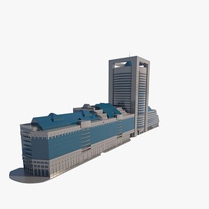 north tower moscow city 3D model