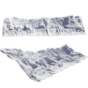 snow fence 3D model