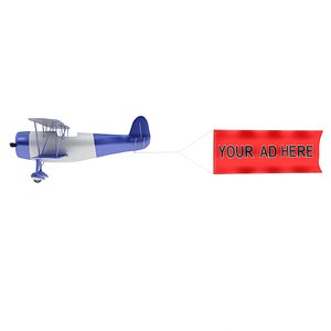 Biplane collection 3D model