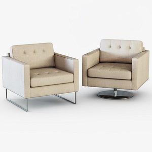 3d model armchair headline chair