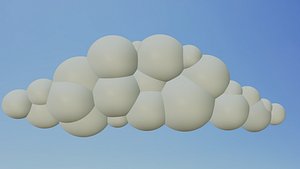 LOW POLY CLOUD - CARTOON