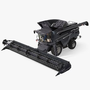 Driver Harvester Massey Ferguson Ideal Rigged