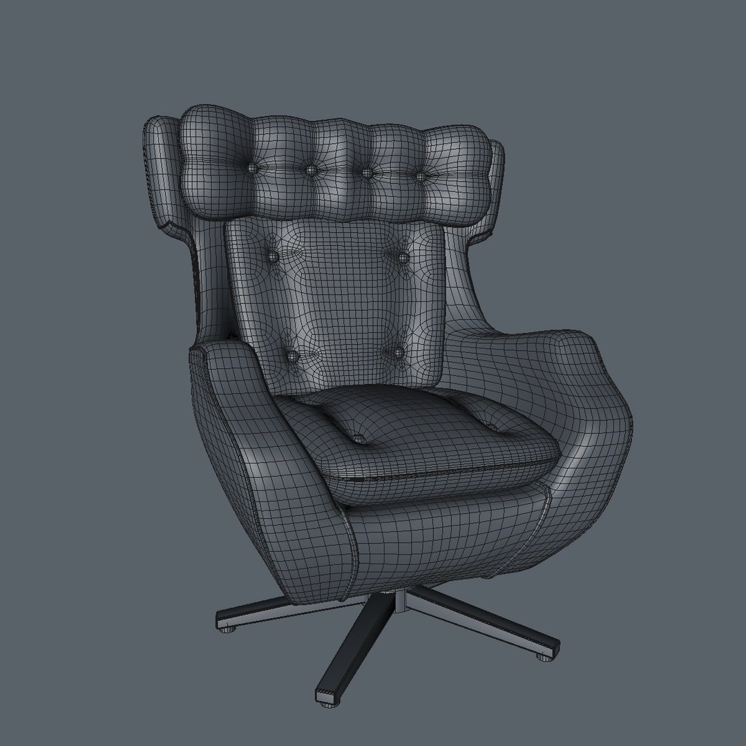 Parker knoll statesman classic chair model TurboSquid 1460371