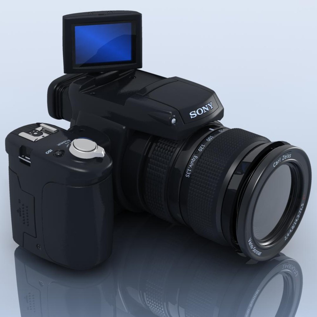 Sony Cybershot Dsc-r1 3d Model