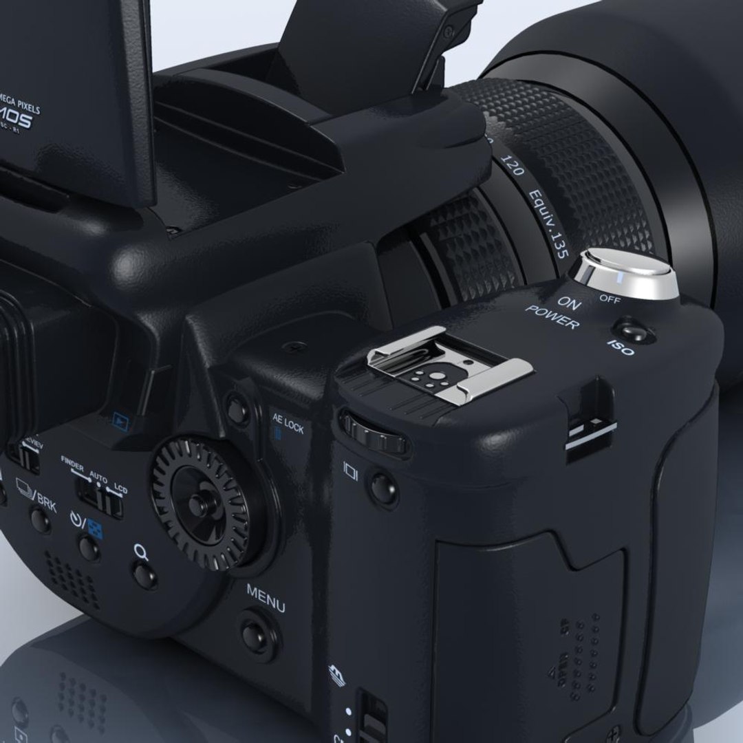 Sony Cybershot Dsc-r1 3d Model