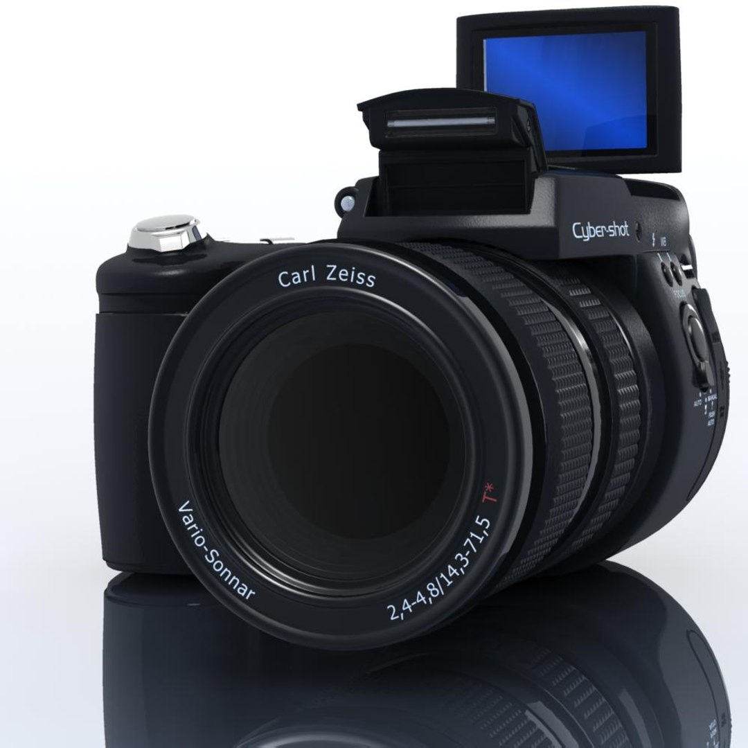 Sony Cybershot Dsc-r1 3d Model