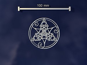 3d model pattern mold hand