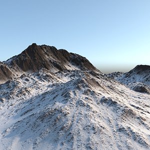 mountain realistic 3d model