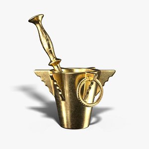 Traditional Moroccan Mortar and Pestle