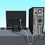 computer 3D model