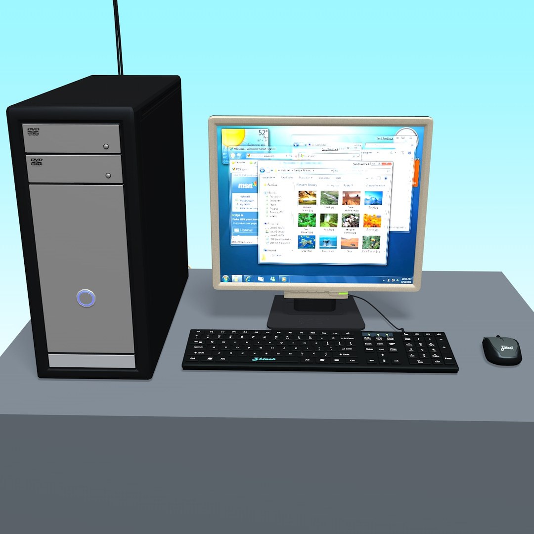 Computer 3D model - TurboSquid 1503429