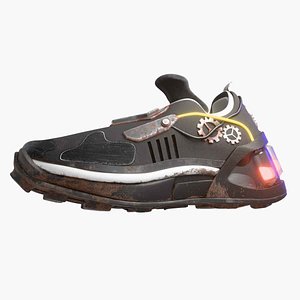 Post-Apocalyptic Sci-Fi Sneaker - High Detailed  UE5 Nanite Ready 3D model