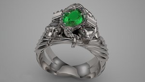 3D model Barahir ring