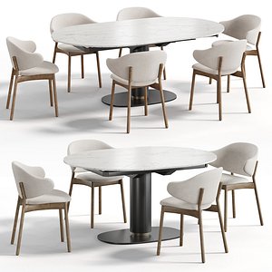 3D Dining set 002
