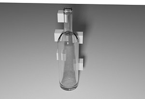 Wine Bottle 3D