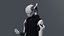 Tecnologia Avatar Robot Meccanico Fantascienza Circuito elettronico Cyborg Maschio Divino NFT Avatar maschile Alie