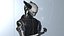 Tecnologia Avatar Robot Meccanico Fantascienza Circuito elettronico Cyborg Maschio Divino NFT Avatar maschile Alie
