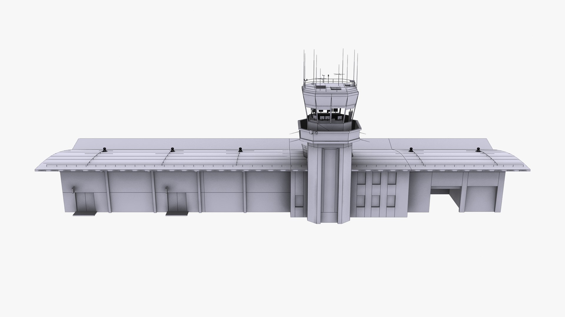 Airport Terminal Air 3D Model - TurboSquid 1468391