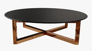 Glass coffee table