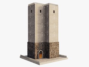 White Ancient Roman Tower