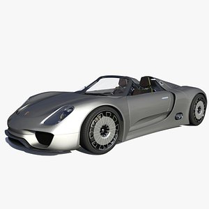 3d porsche 918 spyder