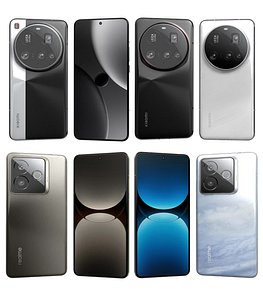Xiaomi 15 Ultra And Realme GT7 Pro Racing Edition 3D model