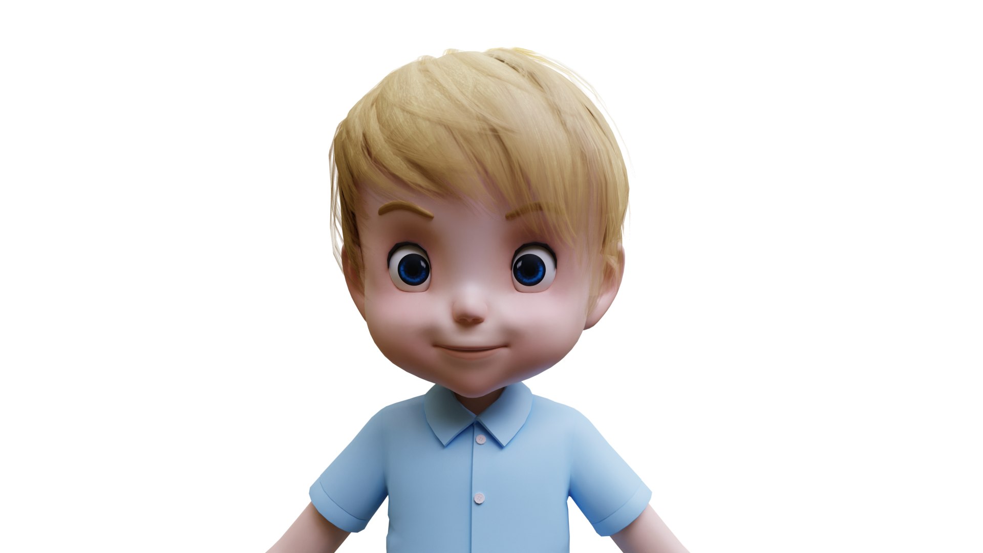 Cute Boy 3D Model - TurboSquid 2203164