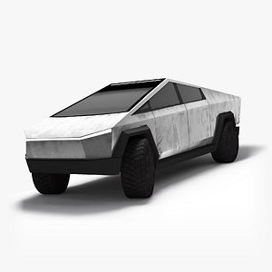 cybertruck basic - low-poly