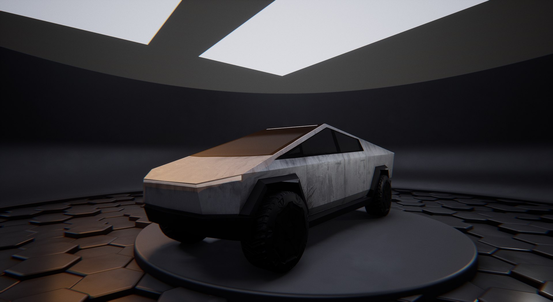 cybertruck basic - low-poly model https://p.turbosquid.com/ts-thumb/Uz/sRwPOl/Su/screenshot00001/png/1633637505/1920x1080/fit_q87/0a546303bd87dd85121304251728e8ec785e5f2e/screenshot00001.jpg