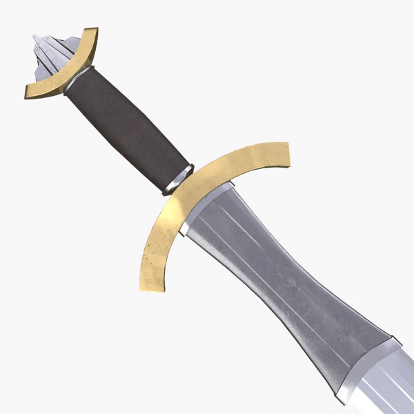 modelo 3d Medieval sword with ricasso - TurboSquid 2060357