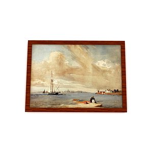 Old Oil Painting 3D model