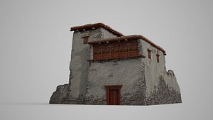 ancient stone dwelling 3D model