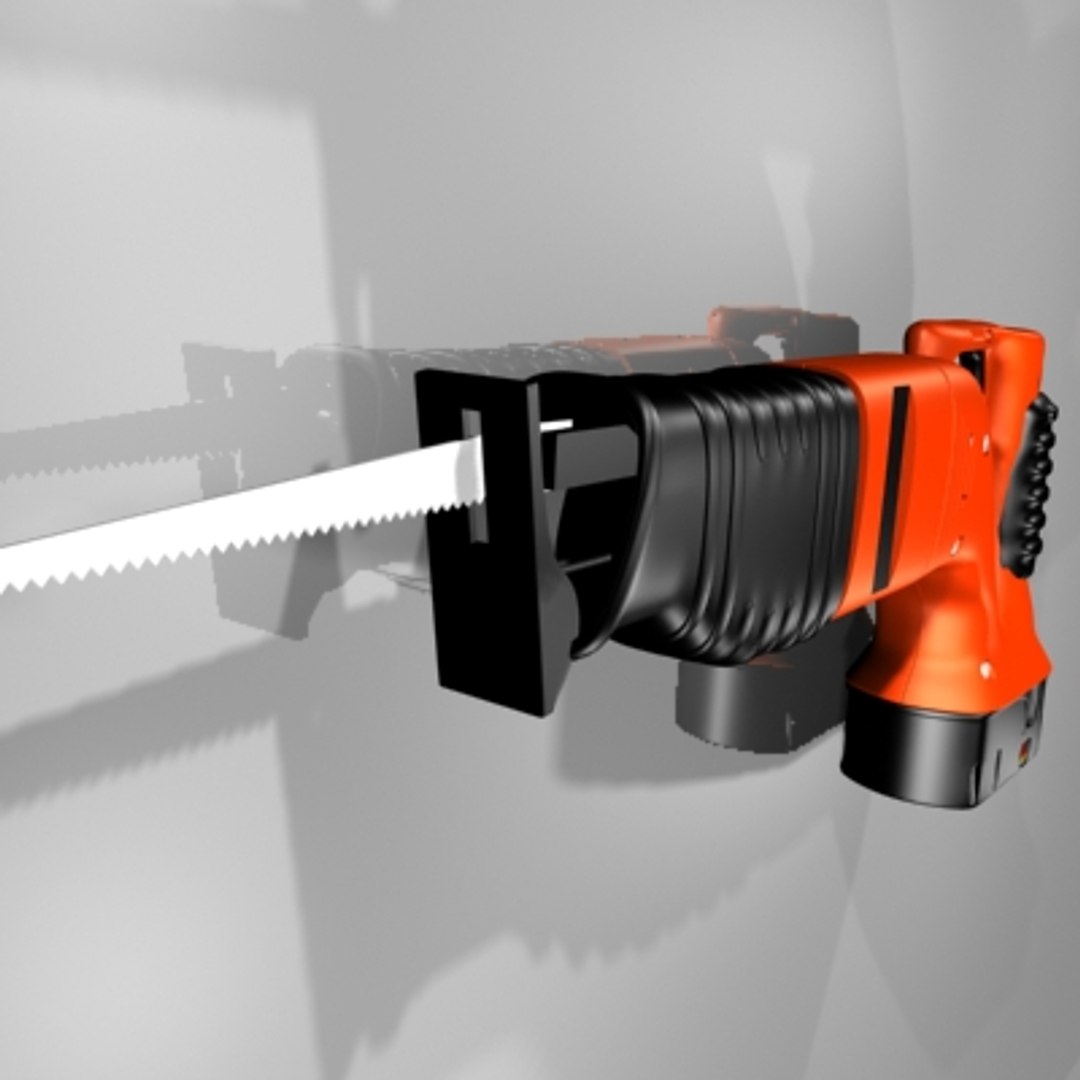 3ds Max Ricipricating Saw