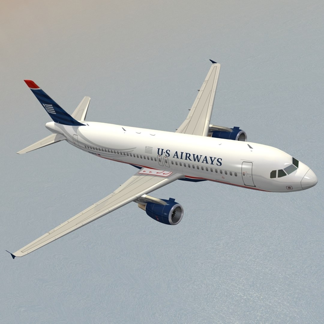 3D Airbus A320-214 US Airways - TurboSquid 1456575