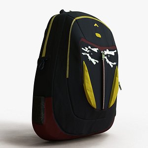 3D Backpack School Everyday - PBR 4K FBX OBJ MAX