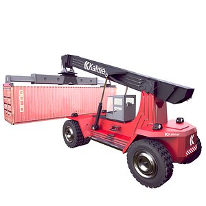 reach stacker 3D model