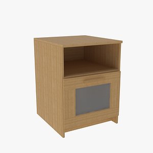bedside table 02 3D model